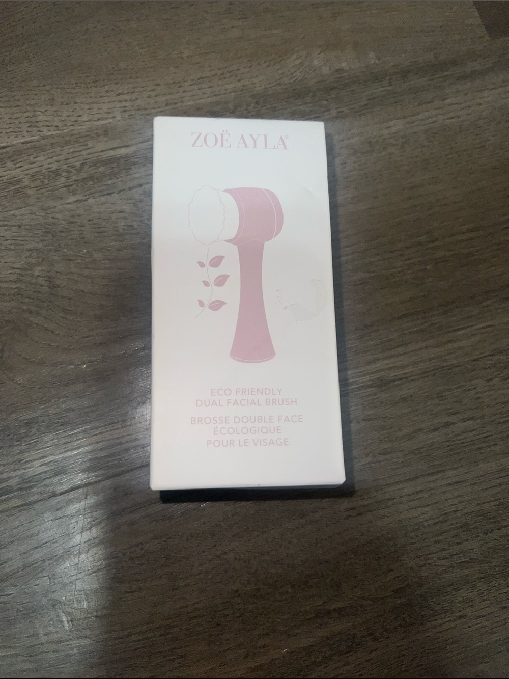 Zoe Ayla Eco-Friendly Dual Facial Brush - new